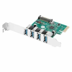 Card de extensie Lanberg 42453, PCI Express - 4 x USB 3.1, suport Low Profile imagine