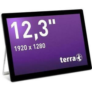 Tableta Terra Pad 1200V2, Procesor Octa-Core Cortex A73, Ecran Capacitive Multi-Touch 12.3inch, 6GB RAM, 128GB Flash, Wi-Fi, Bluetooth, 4G, Android (Gri) imagine