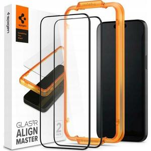 Sticla securizata pentru iPhone 15 Pro, Spigen, Transparent imagine