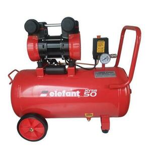 Compresor aer Elefant XY5850, 50 L (Negru/Rosu) imagine