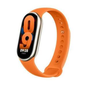 Curea pentru Xiaomi Mi Band 8, silicon (Portocaliu) imagine