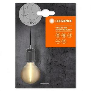 Pendul Ledvance Vintage 1906 Bobbin, E27, max. 15W LED, Metal, IP20, Ø100mm, cablu 1.5m, bec neinclus imagine