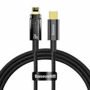 Cablu de date Baseus, USB-C - USB-C, 1m, Negru imagine