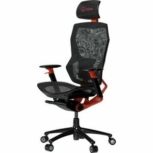 Scaun gaming LORGAR Grace 855, reglabil (Negru/Rosu) imagine