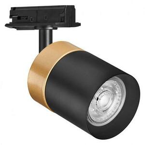 Spot LED pe sina Ledvance TRACKLIGHT GOLD CYLINDER, 1xGU10 (neinclus), max 35W, IP20, reglabil, Ø65x142mm, Negru/Auriu imagine