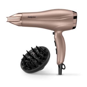 Uscator de par BaByliss 5790PE SMOOTH DRY 2300W, 2 viteze, 3 trepte de temperatura, tehnologie Ionica (Maro) imagine