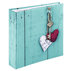 Album foto HAMA Rustico Love Key 2169, Pentru 200 fotografii, 10x15 cm (Albastru) imagine