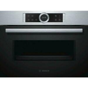 Cuptor cu microunde Bosch CFA634GS1, 36 l, 900 W, Functie grill (Negru/Inox) imagine