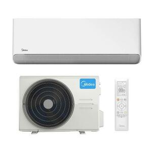 Aparat de aer conditionat Midea Breezeless E inchDesign CB1-09HRFN8-I/CB1-09HFNX-O, 9000 BTU, Clasa A++, Control Wi-fi (Alb) imagine