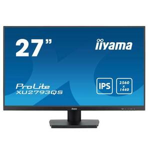 Monitor IPS LED Iiyama 27inch XU2793QS-B6, QHD (2560 x 1440), HDMI, DisplayPort, Boxe, 100 Hz, 1 ms (Negru) imagine