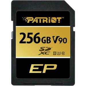 Card de memorie Patriot EP, 256GB, SDXC, Clasa 10, V90, UHS-II U3 imagine