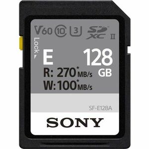 Card de memorie Sony SFE128A, 128GB, SDXC, Clasa 10, UHS-II U3, V60 imagine