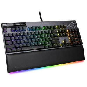 Tastatura Gaming Mecanica Asus ROG Strix Flare II Animate, switch ROG NX Red, USB (Negru) imagine