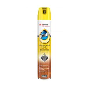 Solutie PRONTO Classic, spray cu spuma pentru curatare, stralucire si intretinere mobila, 400ml imagine