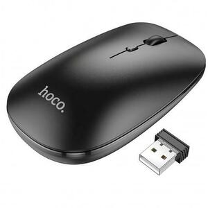 Mouse Wireless HOCO GM15, 1600 DPI (Negru) imagine