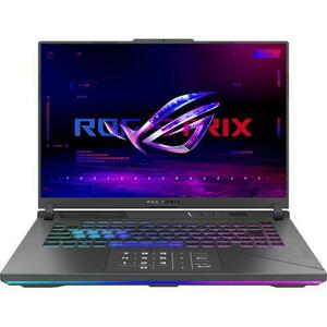 Laptop Gaming ASUS ROG Strix G614JIR (Procesor Intel® Core™ i9-14900HX (36M Cache, up to 5.80 GHz), 16inch QHD+ 240Hz, 32GB, 1TB SSD, NVIDIA GeForce RTX 4070 @8GB, DLSS 3.0, Win 11 Pro, Negru/Verde) imagine