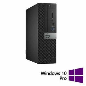 Calculator Sistem PC Refurbished DELL OptiPlex 5050 SFF, Intel Core i5-7500 3.40GHz, 8GB DDR4, 256GB SSD + Windows 10 Pro imagine