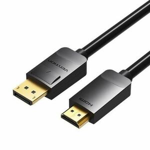 Cablu DP la HDMI, 3 Metri, Vention, Negru imagine