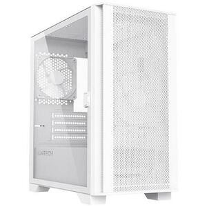 Carcasa Montech AIR 100 Lite, fara sursa, mesh, tempered glass (Alb) imagine