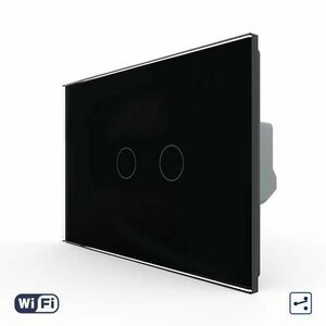 Intrerupator Dublu Cap Scara / Cruce Wi-Fi LIVOLO cu Touch imagine