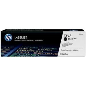 Toner HP CE320AD (Negru) - Pachet dublu imagine