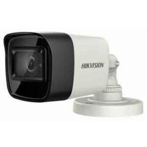 Camera supraveghere video Hikvision DS-2CE16H0T-ITPFS2, Turbo HD Bullet, 5MP, 2560 × 1944, 2.8mm (Alb/Negru) imagine