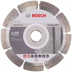 Disc diamantat Bosch Professional Standard pentru beton, 150 x 22, 23 x 1.6 x 10 mm imagine