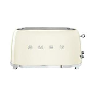 Prajitor de paine Smeg TSF02CREU, 1500W, 2 felii, 6 Trepte pentru rumenire (Crem) imagine