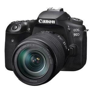 Aparat foto DSLR Canon EOS 90D, 32.5 MP, 4K, Negru + Obiectiv EF- S 18-135mm f/3, 5-5, 6 IS USM imagine