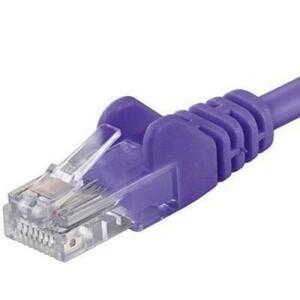 Patchcord UTP RJ45-RJ45 Categoria 6, 0.5m, violet, cupru integral, 26AWG imagine