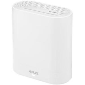 Router Mesh Business Wireless ASUS ExpertWiFi EBM68 1PK, AX7800, Tri-Band, Quad-Core 1.7GHz CPU, 256MB/1GB Flash/RAM, 2.5G port, OFDMA, Beamforming, 8 SSIDs, guest portal customizat, Commercial-Grade Network Security & VPN, AiMesh, montare perete imagine