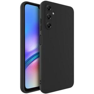 Husa Lemontti Silicon Soft Slim compatibila cu Samsung Galaxy A05s, Negru, material mat si fin, captusit cu microfibra imagine