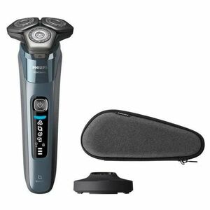 Aparat de ras electric Philips SHAVER Seria 8000 S8692/35, Wet&Dry, Capete flexibile 360 D, Autonomie 50 minute, Bluetooth (Albastru) imagine