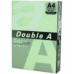 Hartie color pentru copiator A4 Double A pastel emerald, 80g/mp, 500coli/top imagine