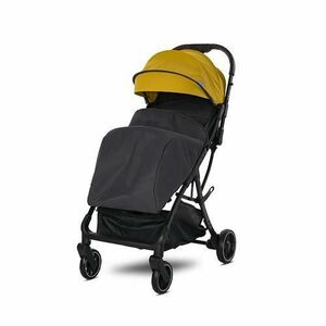 Carucior sport autofold Lorelli Minori, pana la 22 kg, 0 - 4 ani (Negru/Galben) imagine