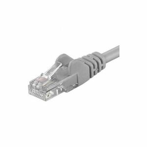 Patchcord UTP PremiumCord RJ45-RJ45 Cat.6, 10m, Gri imagine