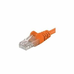 Patchcord UTP PremiumCord RJ45-RJ45 Cat.6, 10m, Portocaliu imagine