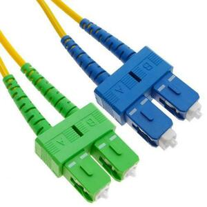 Patchcord FO SC/APC-SC/PC Emtex, SM OS2 9/125, manta LSZH 3.0mm, duplex, 2m imagine