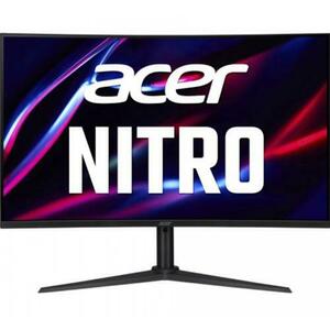 Monitor Gaming VA LED Acer Nitro 31.5inch XZ322QUV3, QHD (2560 x 1440), HDMI, DisplayPort, Ecran curbat, 180 Hz, 1 ms (Negru) imagine