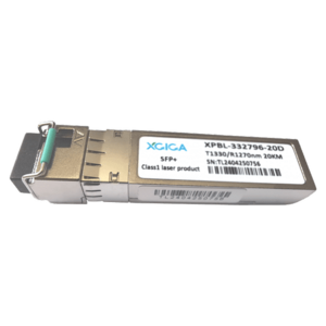 Modul optic SFP+ 10GBASE WDM XGIGA, 1330nm/1270nm (Rx/Tx) SM, 20km, conector LC DDM, Type B, (compatibil CISCO) imagine