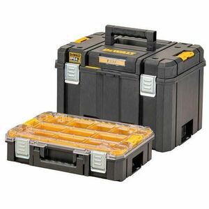 Set 2 cutii organizare/depozitare scule DeWALT DWST83520-1, IP65, Negru imagine