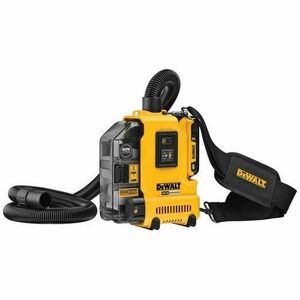 Aspirator industrial de praf cu acumulator DeWALT DWH161N-XJ, 18V, Li-Ion (Negru/Galben) imagine