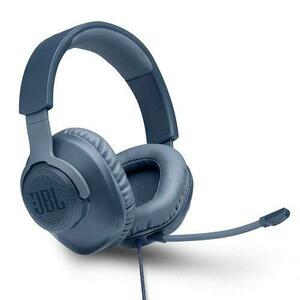 Casti Gaming JBL QUANTUM 100, Microfon (Albastru) imagine