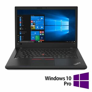 Laptop Refurbished LENOVO ThinkPad T480, Intel Core i5-8250U 1.60 - 3.40GHz, 8GB DDR4, 256GB SSD, 14 Inch Full HD, Webcam + Windows 10 Pro imagine