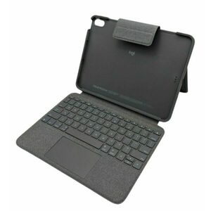 Husa Noua Logitech Folio Touch, pentru iPad 11, US, Oxford Grey imagine