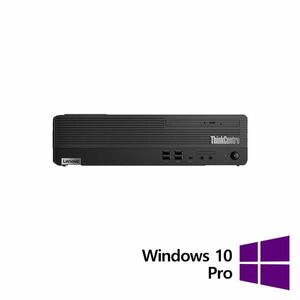 Calculator Refurbished Lenovo ThinkCentre M70s SFF, Intel Core i3-10100 3.60 - 4.30GHz, 8GB DDR4, 256GB SSD, DVD-ROM + Windows 10 Pro imagine