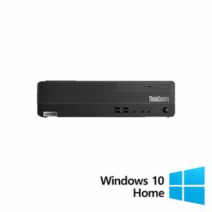 Calculator Refurbished Lenovo ThinkCentre M70s SFF, Intel Core i3-10100 3.60 - 4.30GHz, 8GB DDR4, 256GB SSD, DVD-ROM + Windows 10 Home imagine