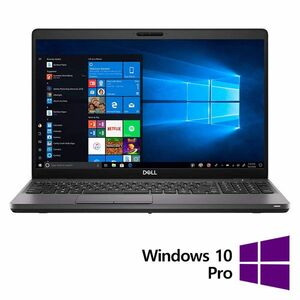 Laptop Refurbished Dell Latitude 5500, Intel Core i5-8365U 1.60 - 4.10GHz, 16GB DDR4, 512GB SSD, 15.6 Inch, Webcam, Tastatura Numerica + Windows 10 Pro imagine