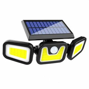 Proiector FL 1725B TRIPLU 30W 100LED COB Cu Panou Solar imagine