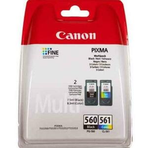 Cartuse Cerneala Canon PG-560/CL-561, acoperire 180 pagini (Color) imagine